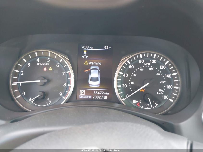 2021 Infiniti Q50 Luxe VIN: JN1EV7BR8MM750176 Lot: 43323812