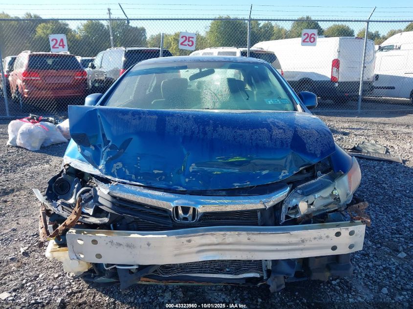 2012 Honda Civic Ex-L VIN: 2HGFB2F98CH546696 Lot: 43323960