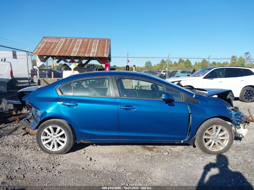 2012 Honda Civic Ex-L VIN: 2HGFB2F98CH546696 Lot: 43323960