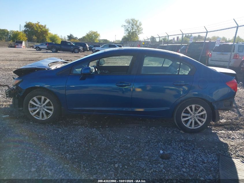 2012 Honda Civic Ex-L VIN: 2HGFB2F98CH546696 Lot: 43323960