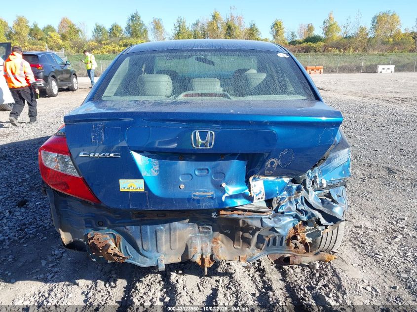 2012 Honda Civic Ex-L VIN: 2HGFB2F98CH546696 Lot: 43323960