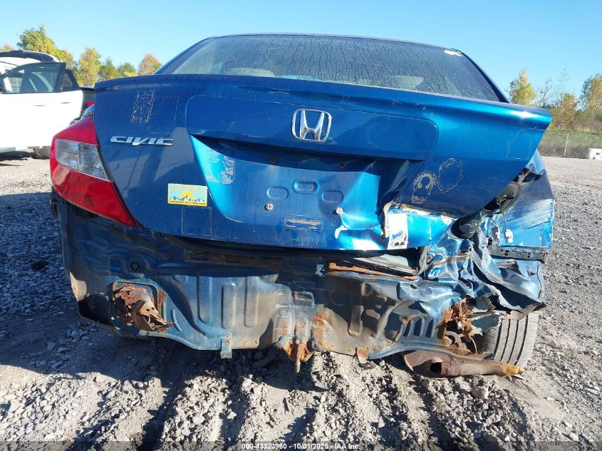 2012 Honda Civic Ex-L VIN: 2HGFB2F98CH546696 Lot: 43323960