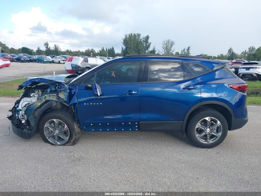 2023 Chevrolet Blazer Fwd 3Lt VIN: 3GNKBDR41PS141542 Lot: 43323965