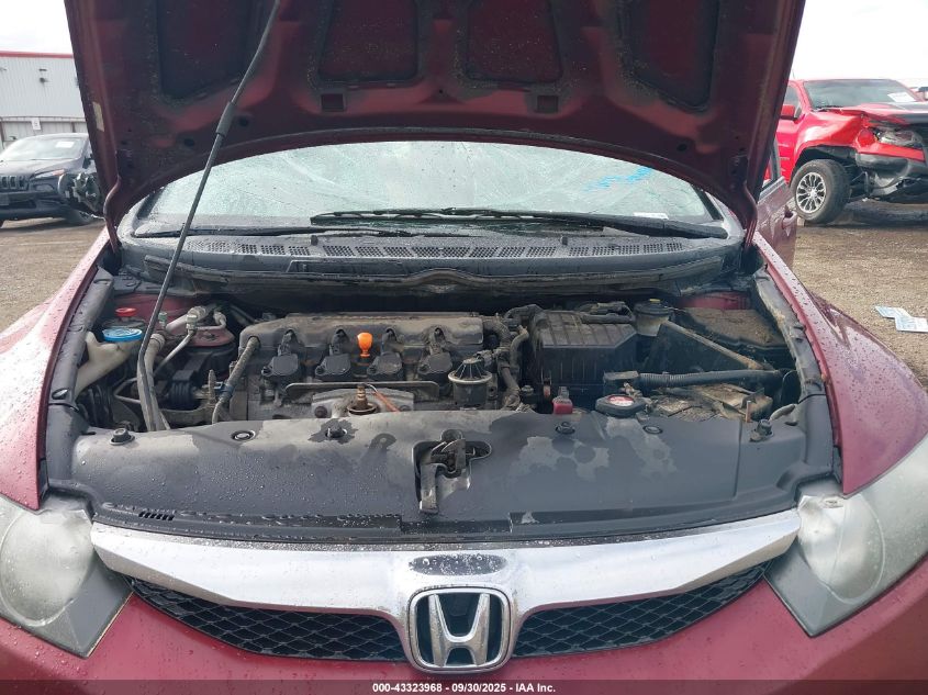 2009 Honda Civic Lx VIN: 19XFA16539E051156 Lot: 43323968