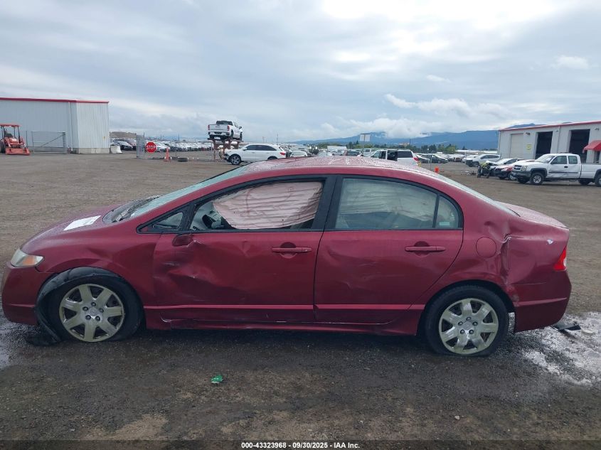 2009 Honda Civic Lx VIN: 19XFA16539E051156 Lot: 43323968