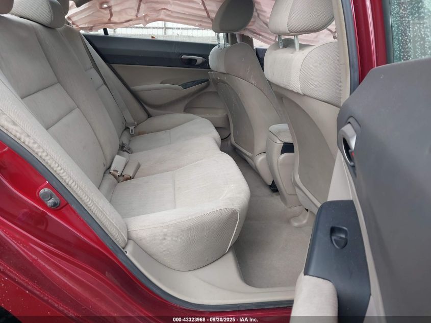 2009 Honda Civic Lx VIN: 19XFA16539E051156 Lot: 43323968