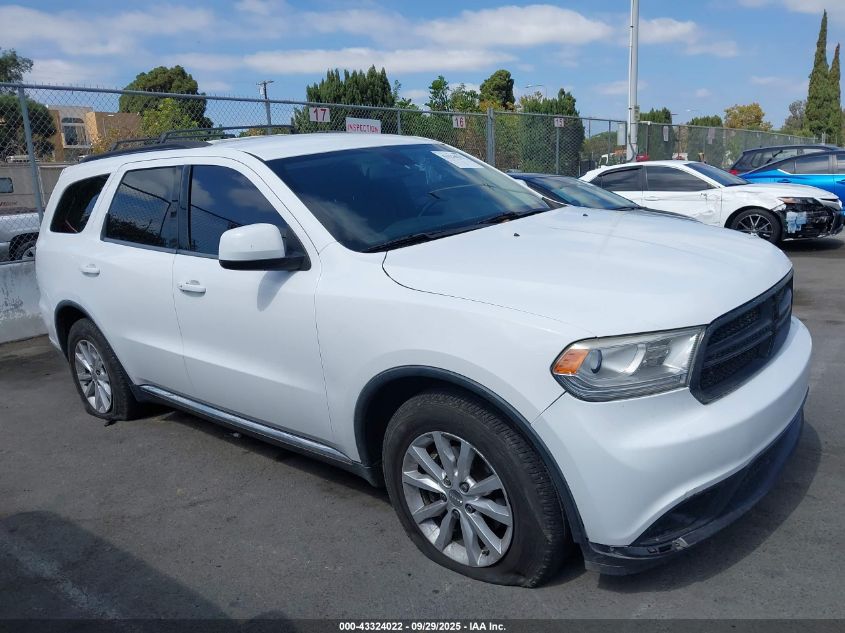 2015 Dodge Durango Sxt VIN: 1C4RDHAG9FC145597 Lot: 43324022