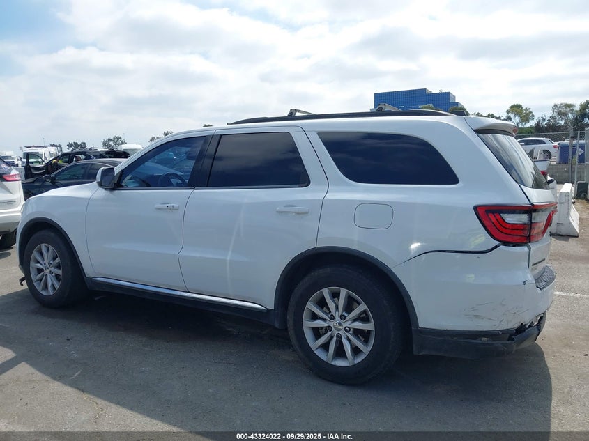 2015 Dodge Durango Sxt VIN: 1C4RDHAG9FC145597 Lot: 43324022