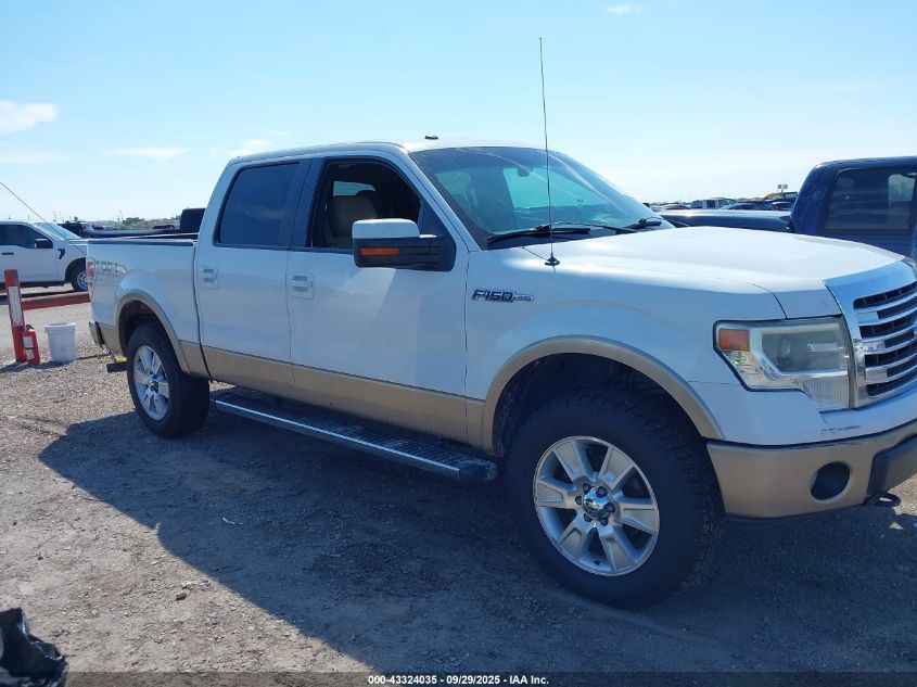 2013 Ford F-150 Lariat VIN: 1FTFW1EF2DKF84715 Lot: 43324035