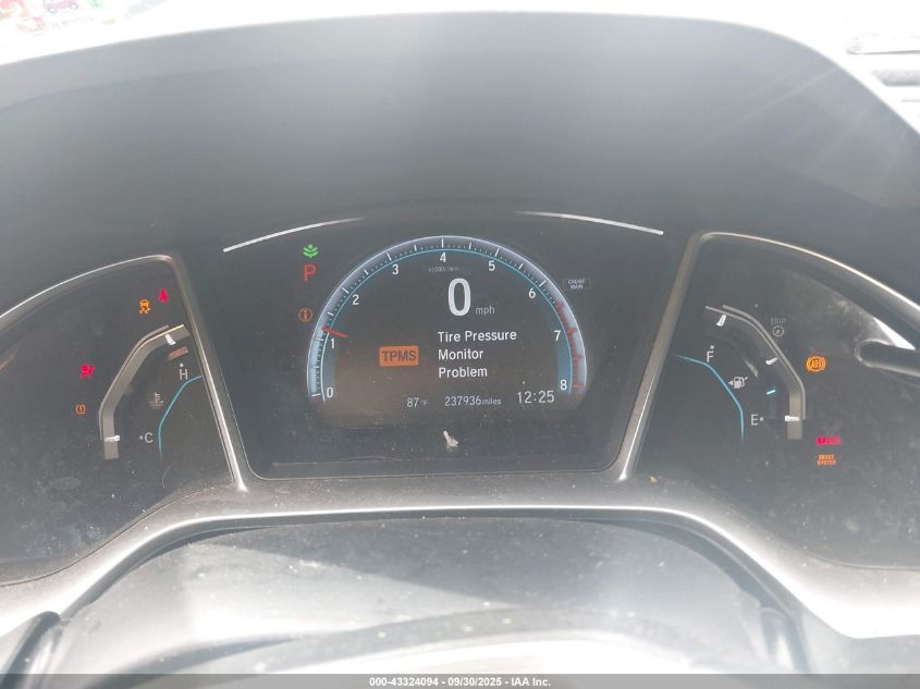 2016 Honda Civic Ex-L VIN: 2HGFC1F72GH633196 Lot: 43324094