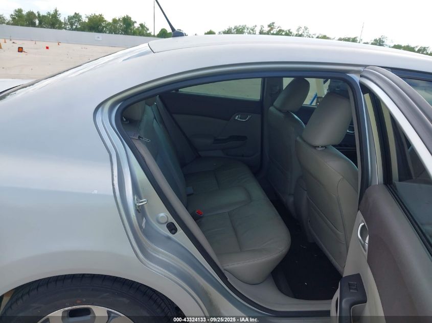 2012 Honda Civic Hybrid VIN: JHMFB4F37CS011436 Lot: 43324133