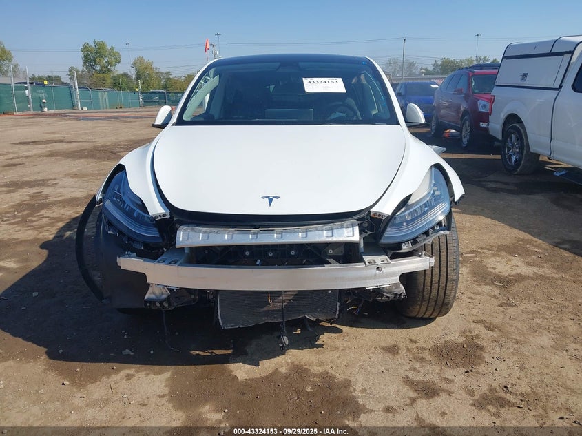 2023 Tesla Model Y Awd/Long Range Dual Motor All-Wheel Drive VIN: 7SAYGDEE4PA070722 Lot: 43324153