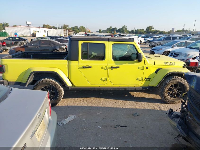2024 Jeep Gladiator Willys VIN: 1C6HJTAG8RL112075 Lot: 43324180
