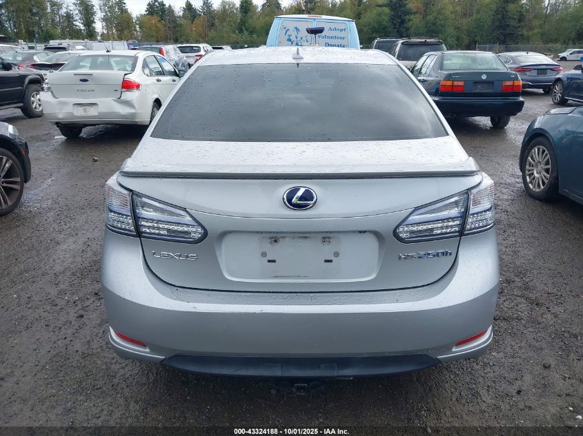 2010 Lexus Hs 250H VIN: JTHBB1BA3A2018740 Lot: 43324188