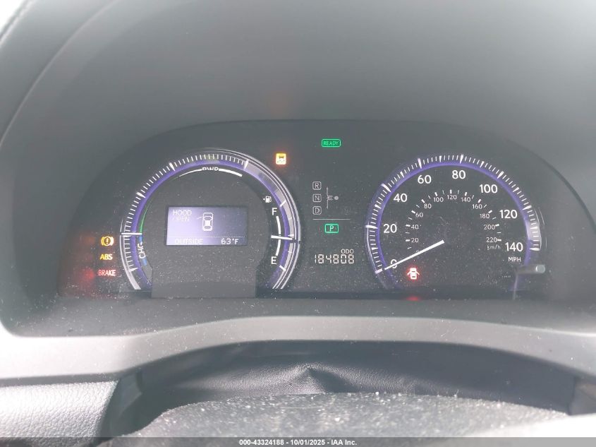 2010 Lexus Hs 250H VIN: JTHBB1BA3A2018740 Lot: 43324188