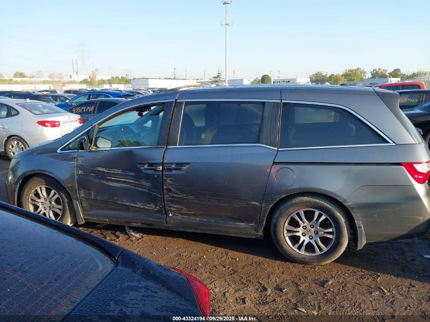 2011 Honda Odyssey Ex-L VIN: 5FNRL5H64BB095011 Lot: 43324194
