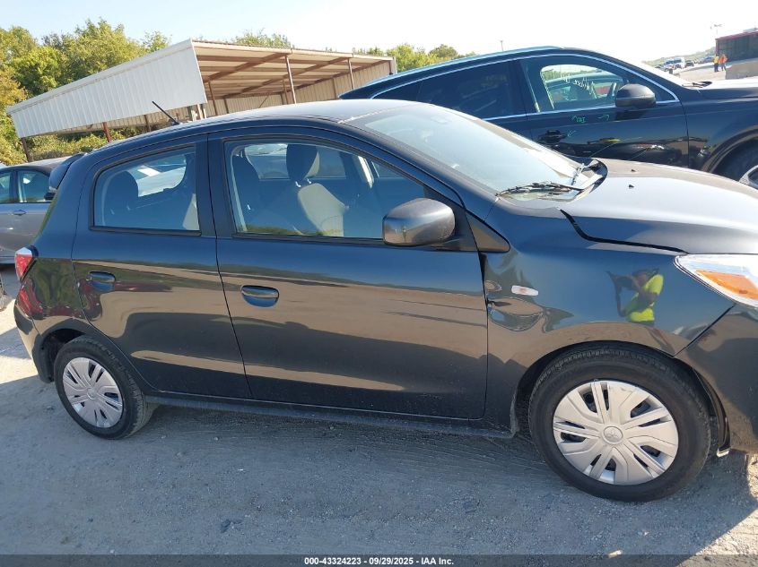 2024 Mitsubishi Mirage Es/Le VIN: ML32AUHJXRH016654 Lot: 43324223