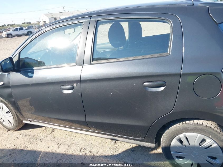 2024 Mitsubishi Mirage Es/Le VIN: ML32AUHJXRH016654 Lot: 43324223