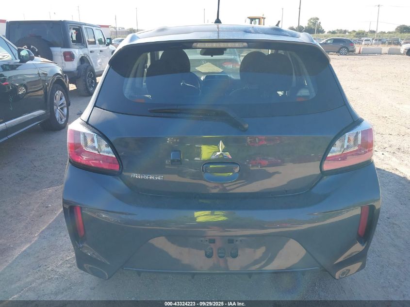 2024 Mitsubishi Mirage Es/Le VIN: ML32AUHJXRH016654 Lot: 43324223