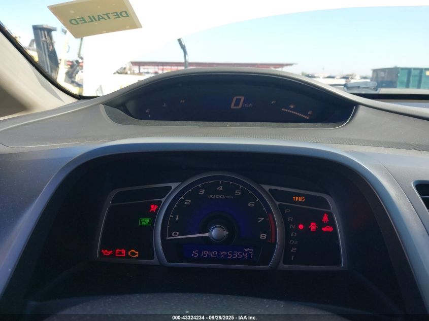 2010 Honda Civic Lx VIN: 19XFA1F53AE076191 Lot: 43324234