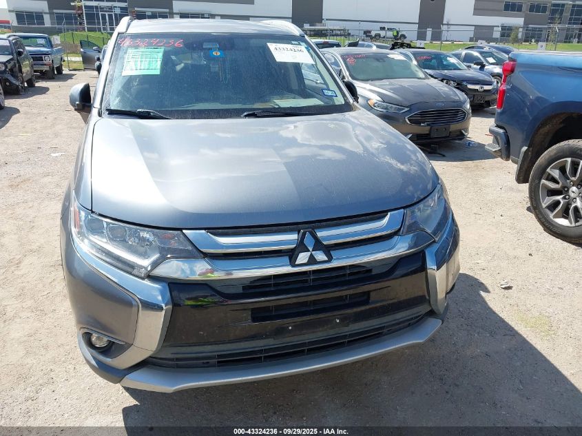 2018 Mitsubishi Outlander Sel VIN: JA4AD3A33JZ006742 Lot: 43324236