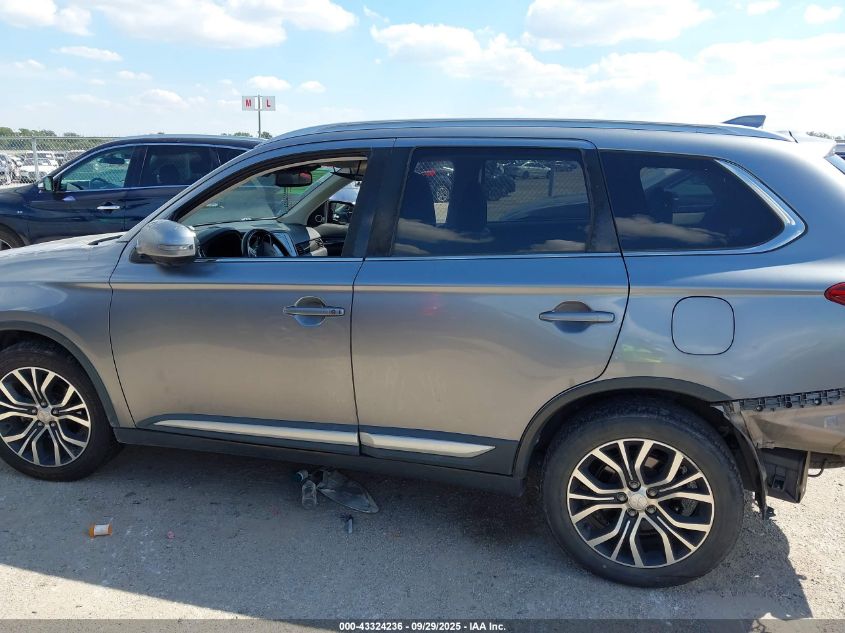 2018 Mitsubishi Outlander Sel VIN: JA4AD3A33JZ006742 Lot: 43324236