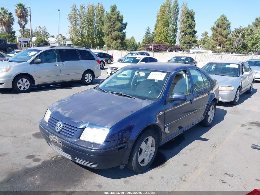 2001 Volkswagen Jetta Gls VIN: 3VWSS29M41M022423 Lot: 43324239
