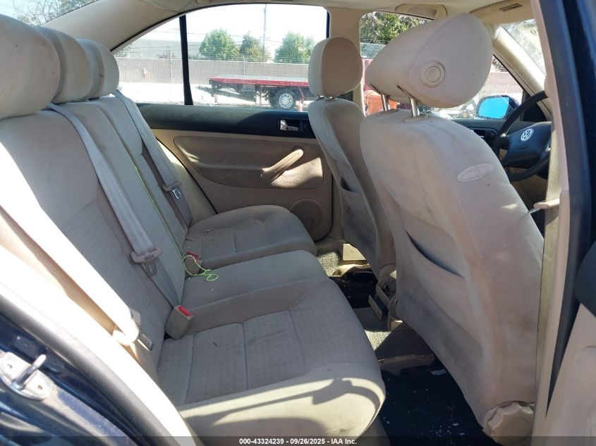 2001 Volkswagen Jetta Gls VIN: 3VWSS29M41M022423 Lot: 43324239