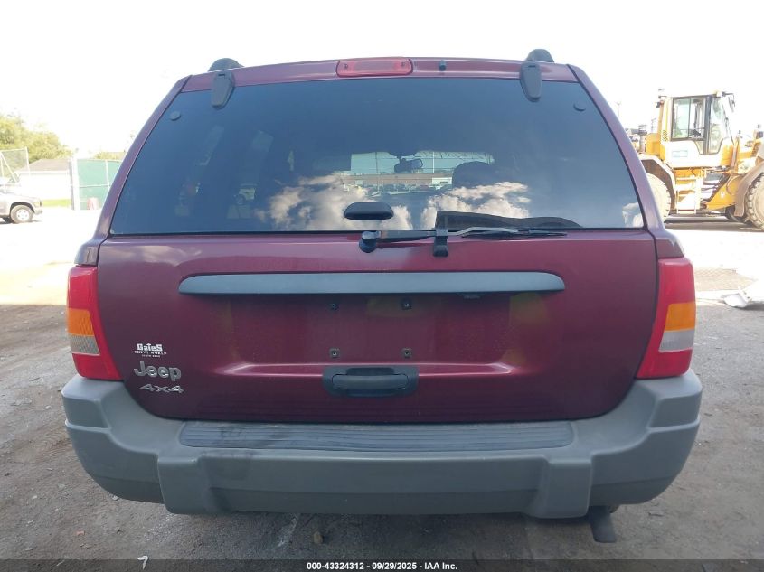 2002 Jeep Grand Cherokee Laredo VIN: 1J4GW48S02C129734 Lot: 43324312