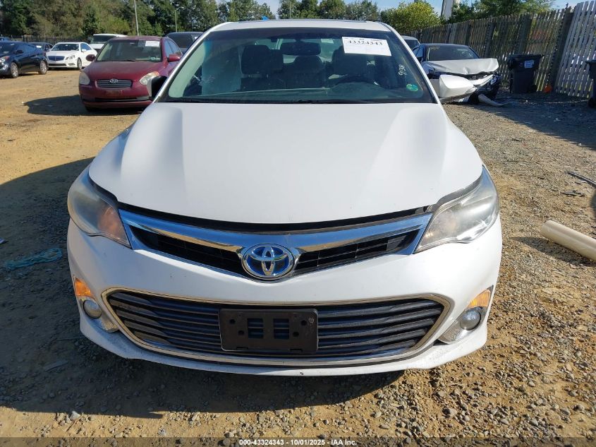 2014 Toyota Avalon Hybrid Xle Touring VIN: 4T1BD1EB9EU034592 Lot: 43324343