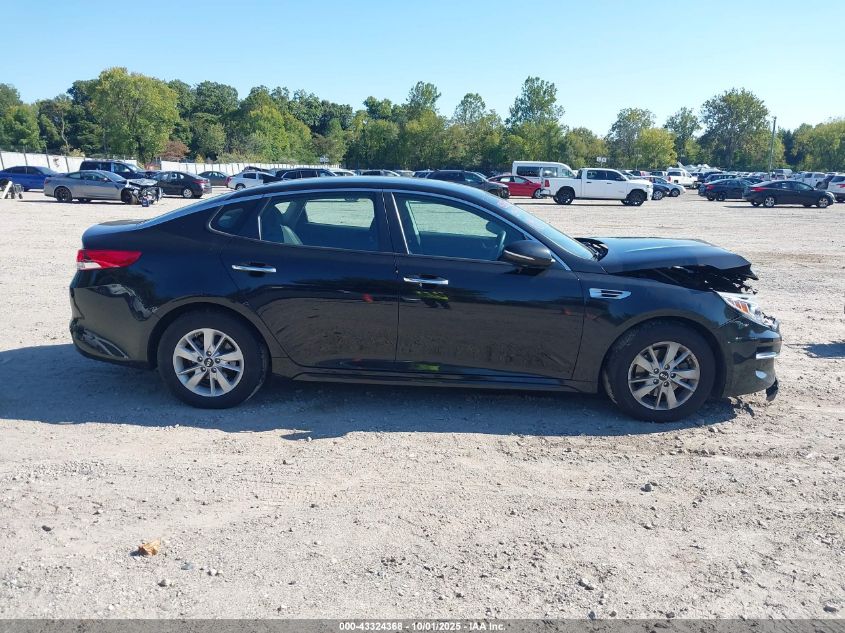 2018 Kia Optima Lx VIN: 5XXGT4L34JG206831 Lot: 43324368