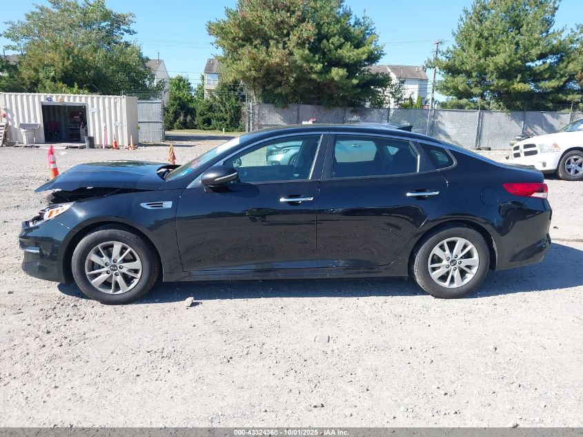 2018 Kia Optima Lx VIN: 5XXGT4L34JG206831 Lot: 43324368