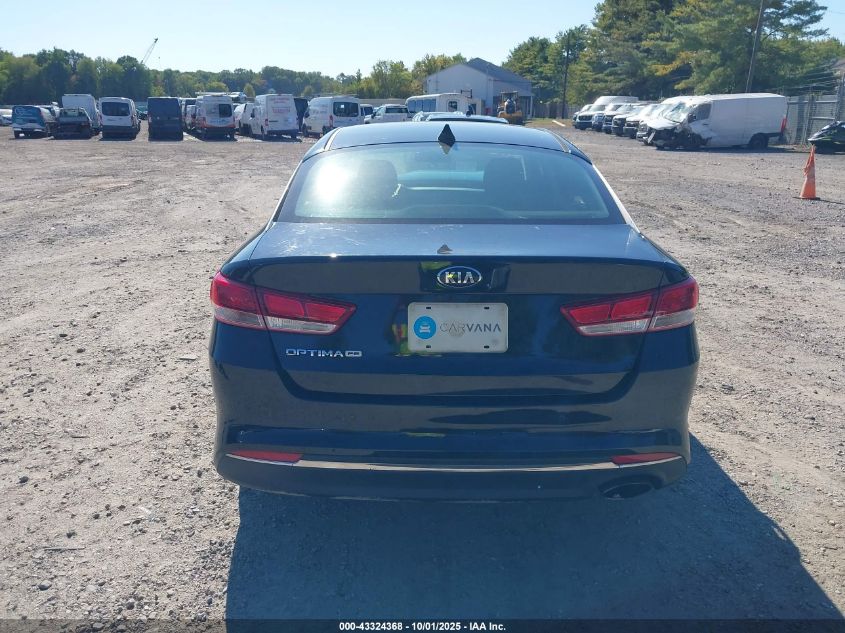 2018 Kia Optima Lx VIN: 5XXGT4L34JG206831 Lot: 43324368