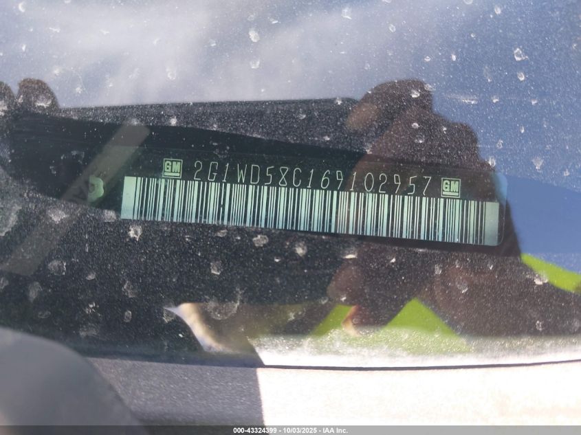 2006 Chevrolet Impala Ss VIN: 2G1WD58C169102957 Lot: 43324399