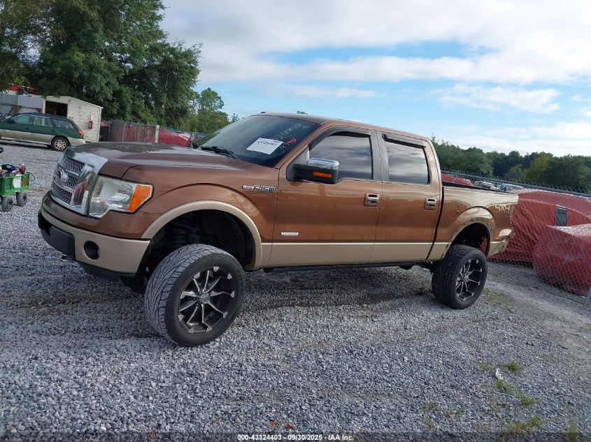 2012 Ford F-150 Lariat VIN: 1FTFW1ET1CKD81979 Lot: 43324403