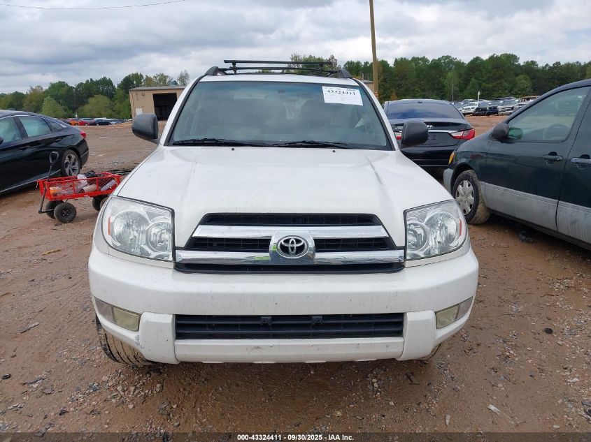 2005 Toyota 4Runner Sr5 V6 VIN: JTEZU14R758028604 Lot: 43324411