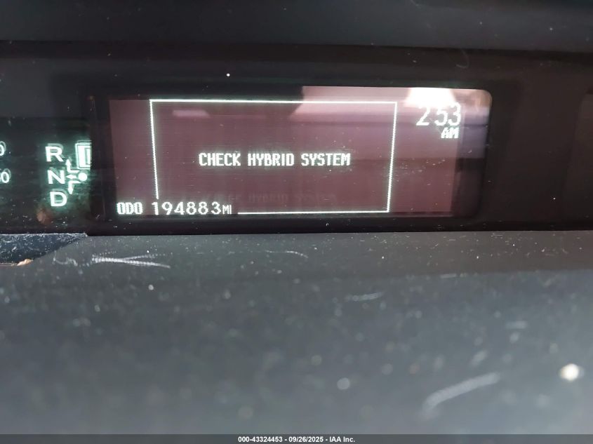 2010 Toyota Prius Iii VIN: JTDKN3DU0A5159517 Lot: 43324453