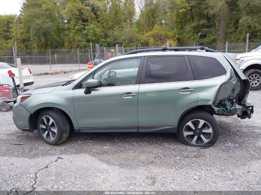 2018 Subaru Forester 2.5I Limited VIN: JF2SJAJC7JH599214 Lot: 43324463