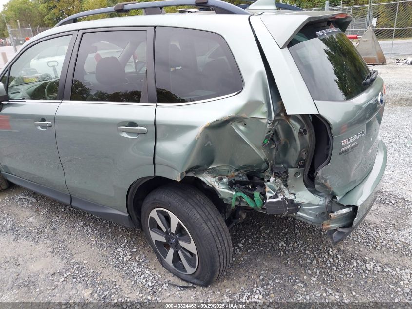 2018 Subaru Forester 2.5I Limited VIN: JF2SJAJC7JH599214 Lot: 43324463