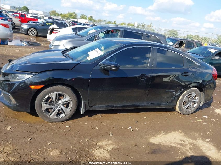 2020 Honda Civic Lx VIN: 2HGFC2F61LH548003 Lot: 43324470