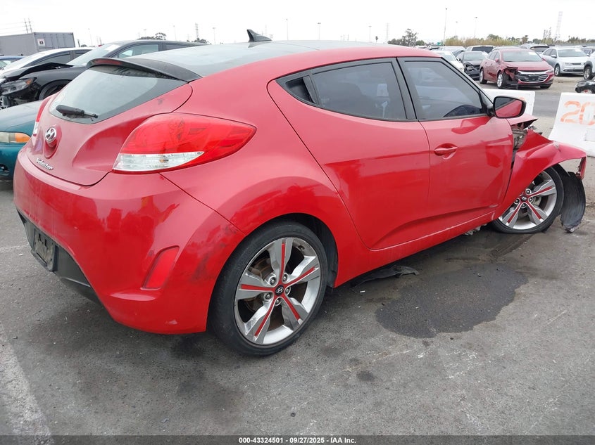 2016 HYUNDAI VELOSTER KMHTC6AD1GU268580