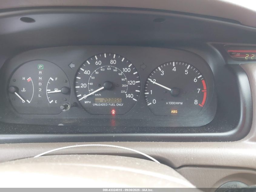 1998 Toyota Camry Le VIN: 4T1BG22K9WU382654 Lot: 43324515