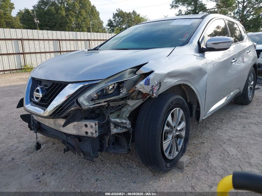 2018 Nissan Murano S VIN: 5N1AZ2MGXJN105481 Lot: 43324521