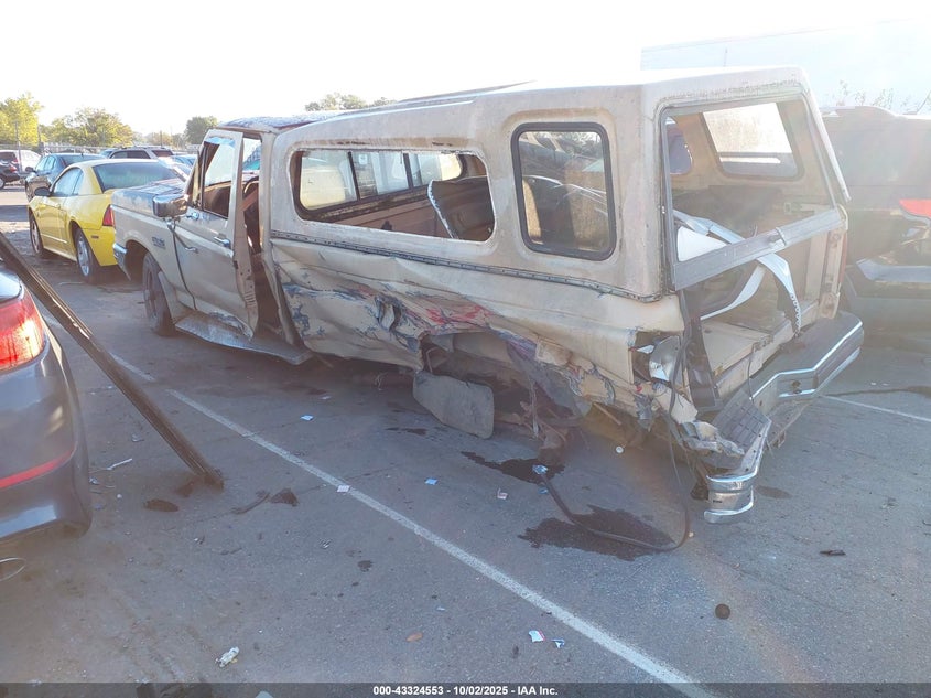 1989 Ford F150 beige pickup gasoline 1FTEF14Y8KNA65534 photo #4