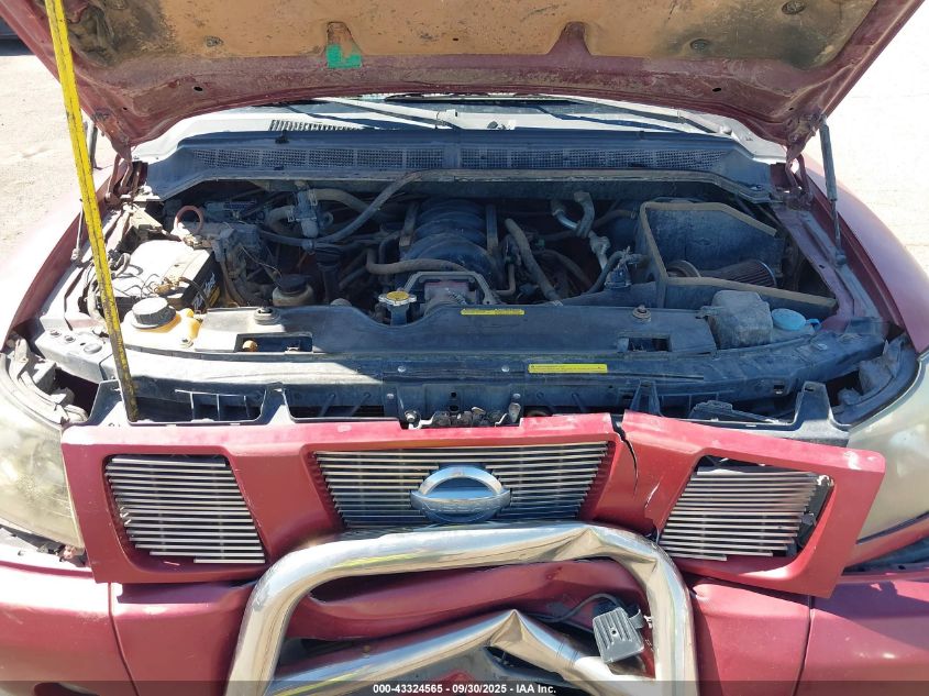 2004 Nissan Titan Xe VIN: 1N6AA06B44N560796 Lot: 43324565