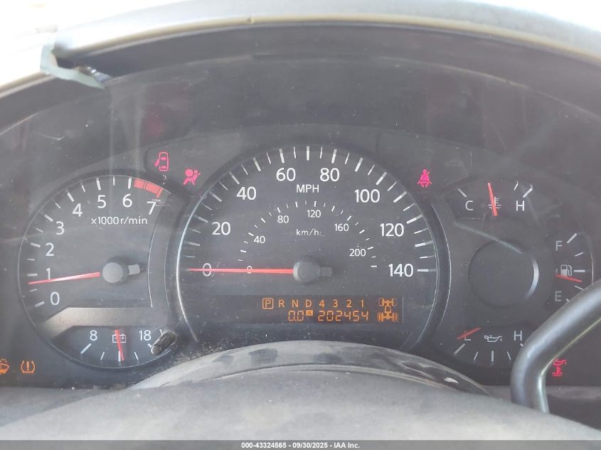 2004 Nissan Titan Xe VIN: 1N6AA06B44N560796 Lot: 43324565