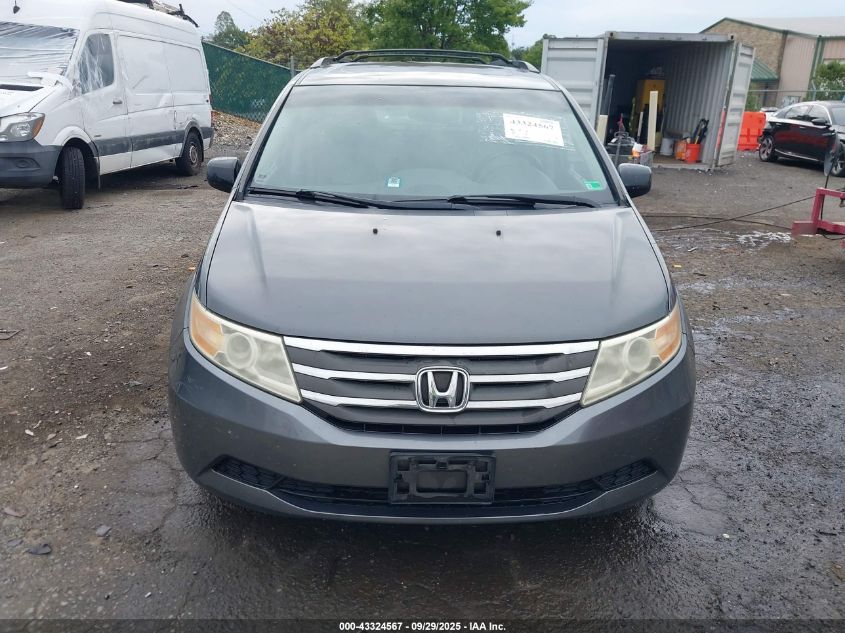 2011 Honda Odyssey Ex-L VIN: 5FNRL5H66BB059207 Lot: 43324567