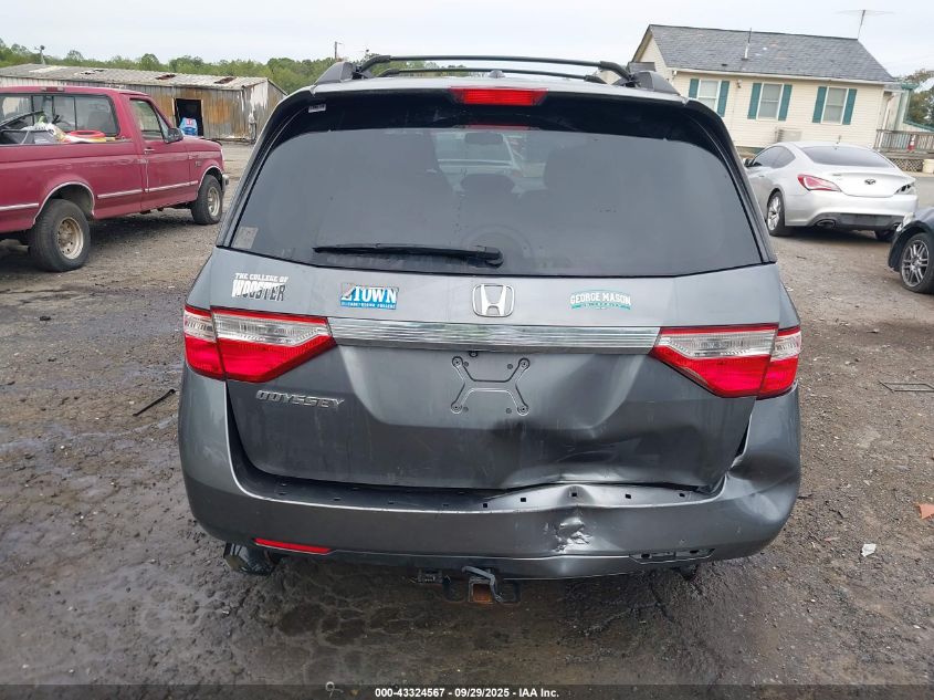 2011 Honda Odyssey Ex-L VIN: 5FNRL5H66BB059207 Lot: 43324567