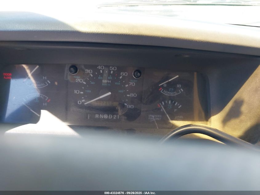 1993 Ford Aerostar VIN: 1FMCA11U2PZB16562 Lot: 43324576