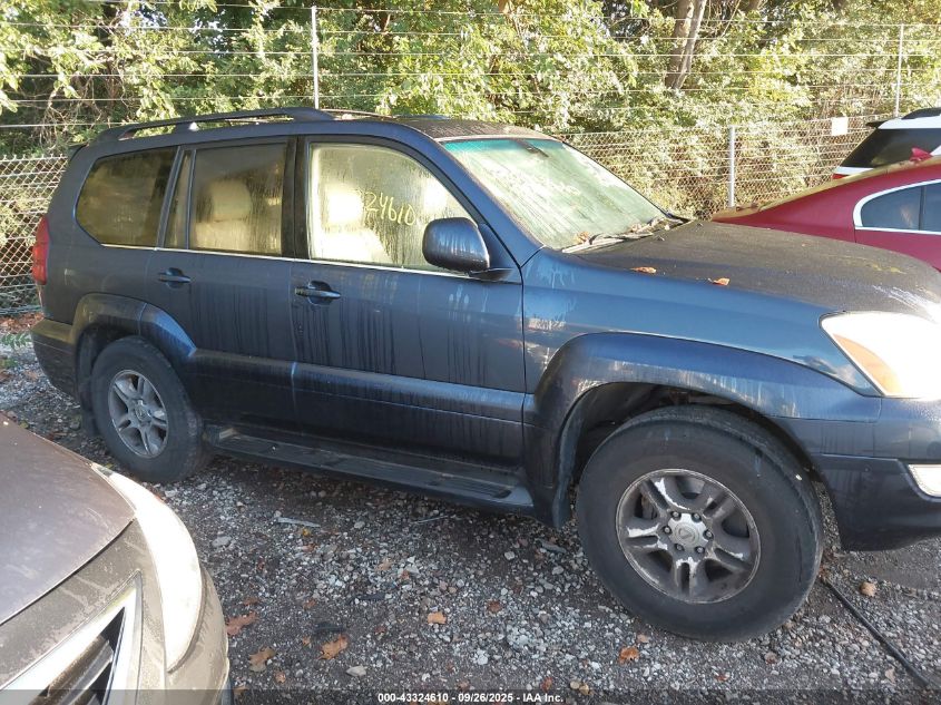 2004 Lexus Gx 470 VIN: JTJBT20X840065612 Lot: 43324610